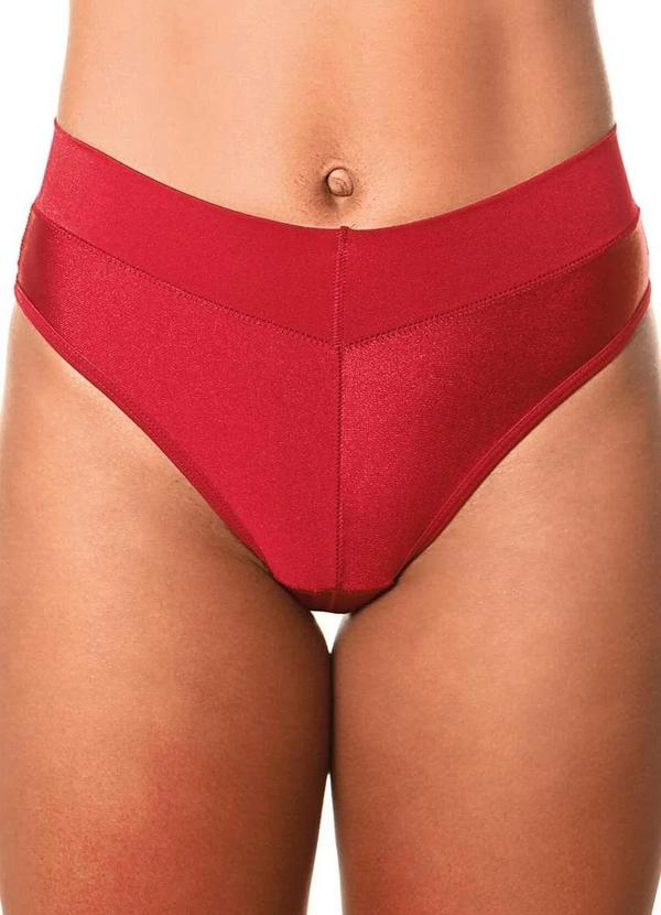 Demillus - Calcinha Alta Cítara Demillus 26065 06-Carmim