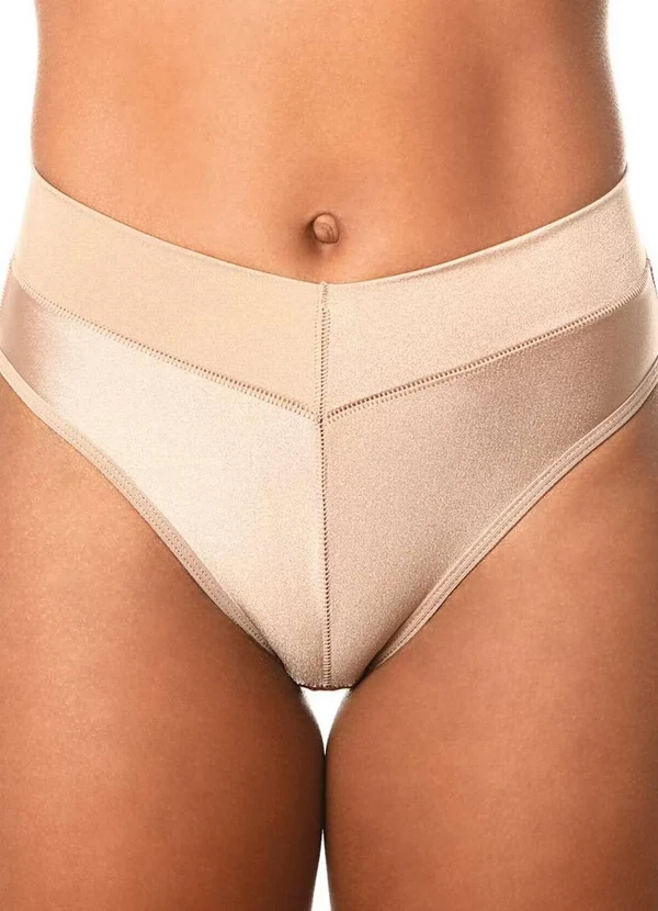 Demillus - Calcinha Alta Cítara Demillus 26065 55-Bege-Rosado