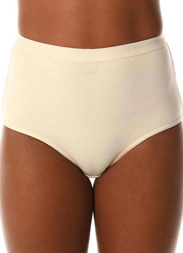 Demillus - Calcinha Alta Cotton Demillus 57051 14-Perola