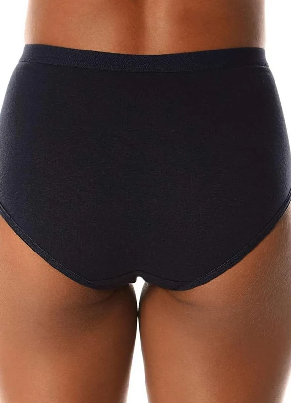 Demillus - Calcinha Alta Cotton Demillus 57051 27-Preto 2