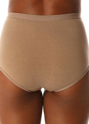 Calcinha Alta Cotton (Nude) Demillus 57051 - DEMILLUS