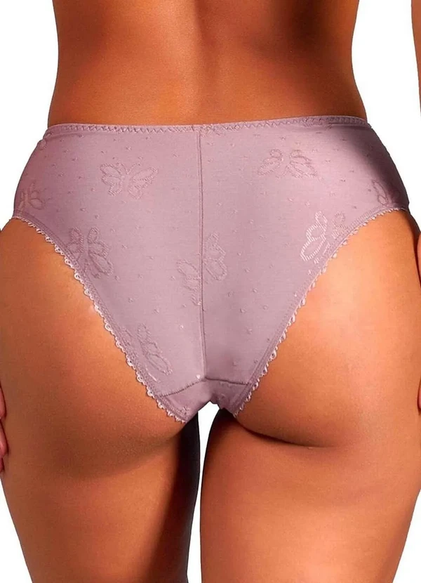 Duloren - Calcinha Alta Duloren 129547 77-Beringela 2