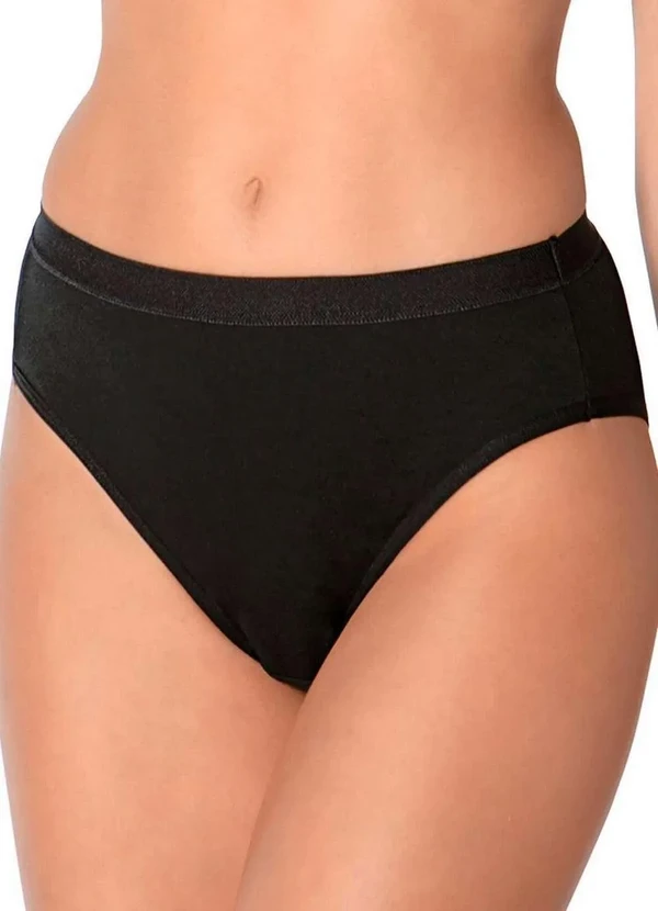 Demillus - Calcinha Alta Lithos Demillus 26014/56014 27-Preto