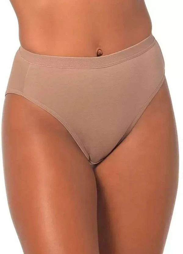 Demillus - Calcinha Alta Lithos Demillus 26014/56014 55-Bege-Rosado