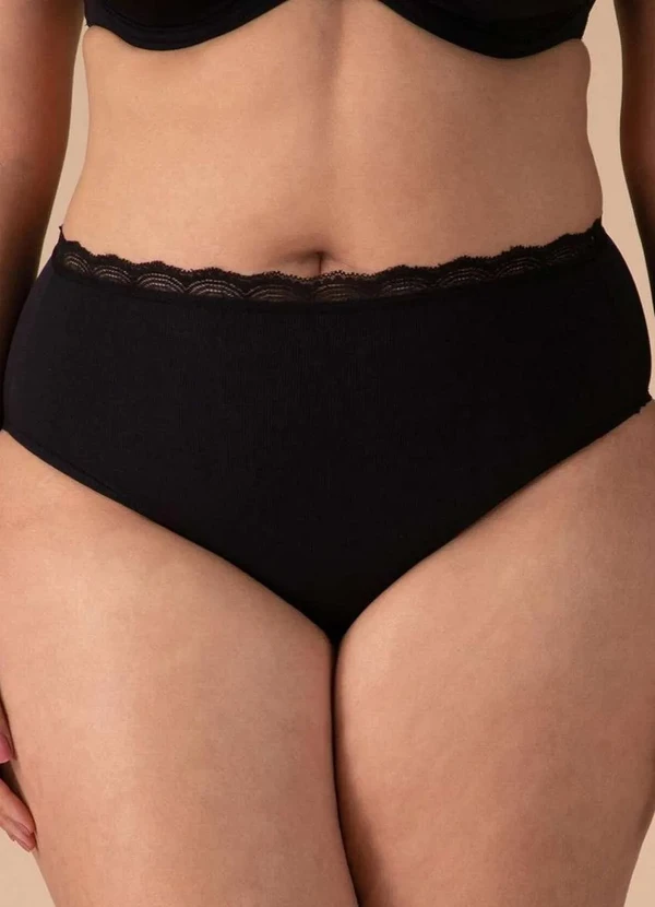 Liz - Calcinha Alta Liz 50923 71-Preto