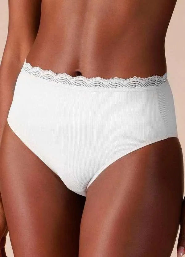 Liz - Calcinha Alta Liz 50923 09-Branco