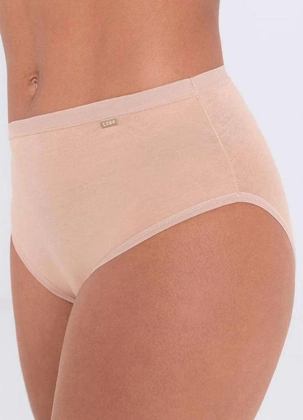 Lupo - Calcinha Alta Loba 40351-001 Plus Size 6140-Natural