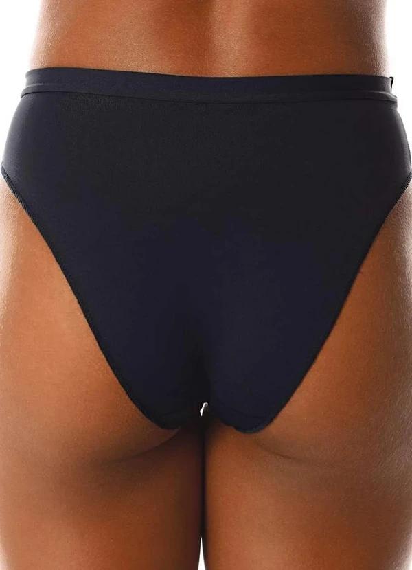 Demillus - Calcinha Alta Pele de Seda Demillus 26826 15-Marinho 2