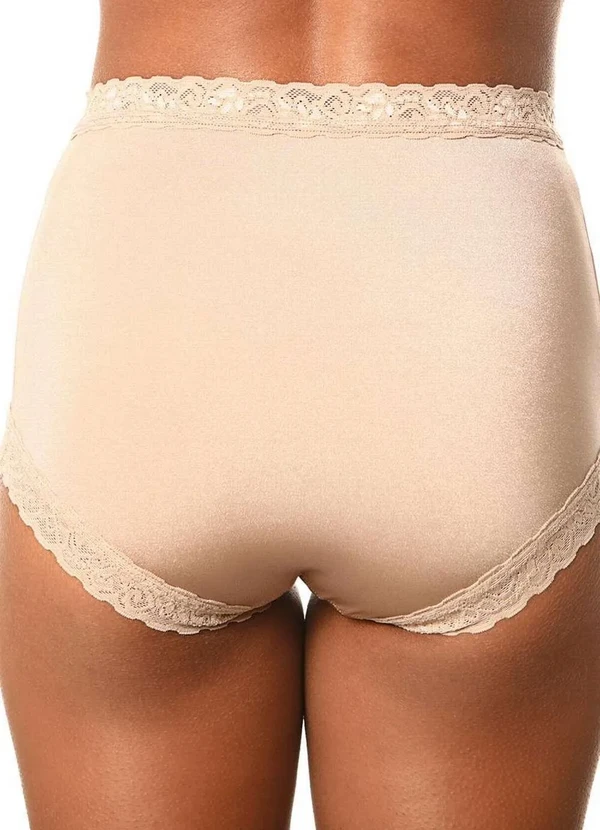 Demillus - Calcinha Alta Safira Demillus 57330 55-Bege-Rosado- 2