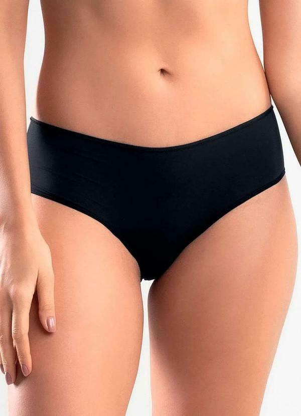 She - Calcinha Alta She 433.02 Pt00-Preto