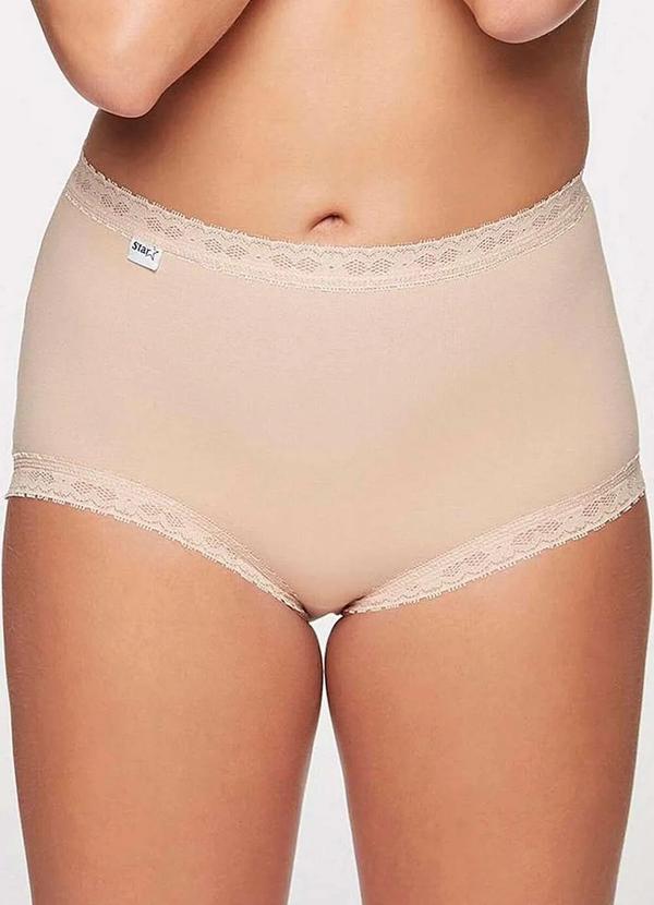 Triumph - Calcinha Alta Star Max Triumph 24649 82-Tender-Beige