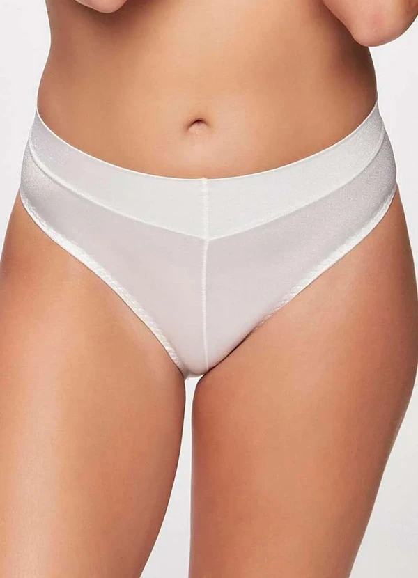 Triumph - Calcinha Alta Stepy Midi Triumph 24657 220-Branco