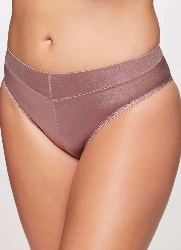 Triumph - Calcinha Alta Stepy Midi Triumph 24657 77-Praline 3