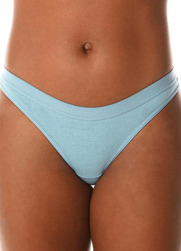 Demillus - Calcinha Biquíni Bali Demillus 16431/53431 10-Azul-Céu-