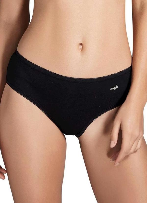 Sloggi - Calcinha Biquíni Basic Midi Sloggi 24529 217-Preto