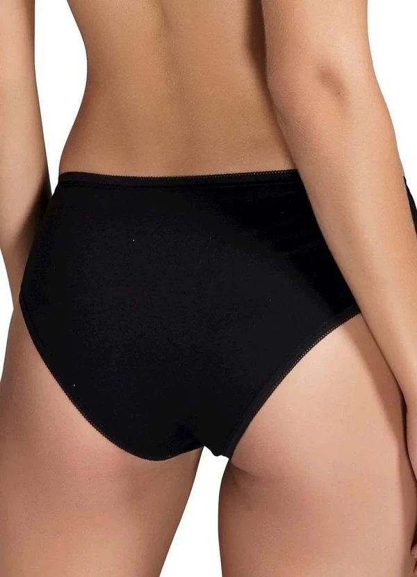 Sloggi - Calcinha Biquíni Basic Midi Sloggi 24529 217-Preto 2