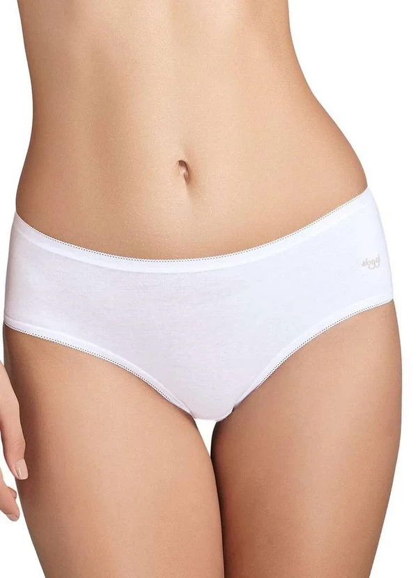 Sloggi - Calcinha Biquíni Basic Midi Sloggi 24529 220-Branco