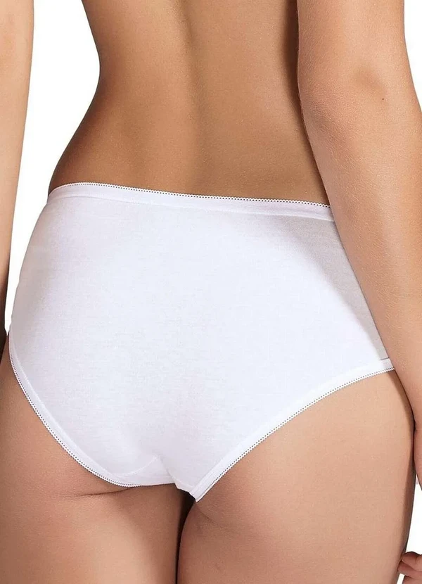 Sloggi - Calcinha Biquíni Basic Midi Sloggi 24529 220-Branco 2