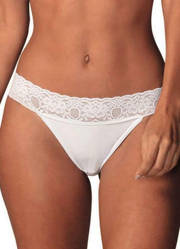 Demillus - Calcinha Biquíni Caríbdis Demillus 53331 20-Branco