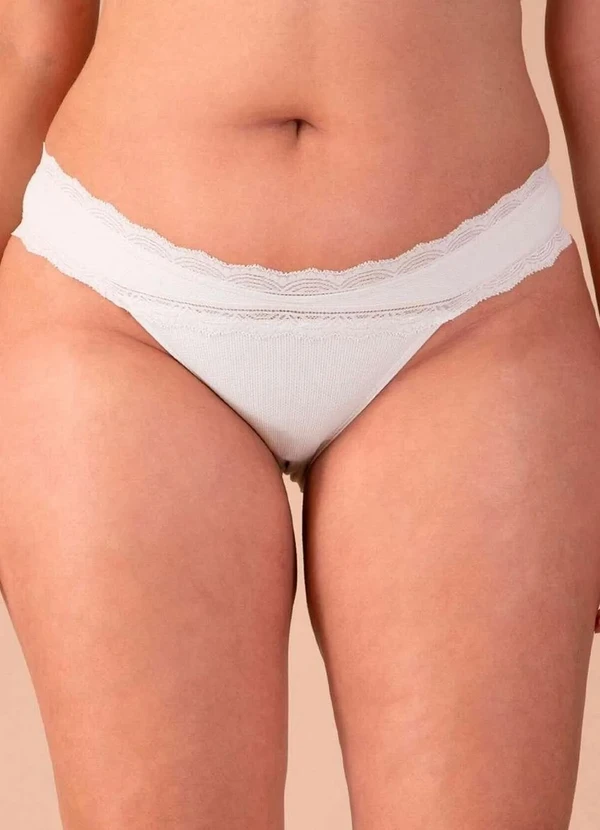 Liz - Calcinha Biquíni Liz 50924 09-Branco