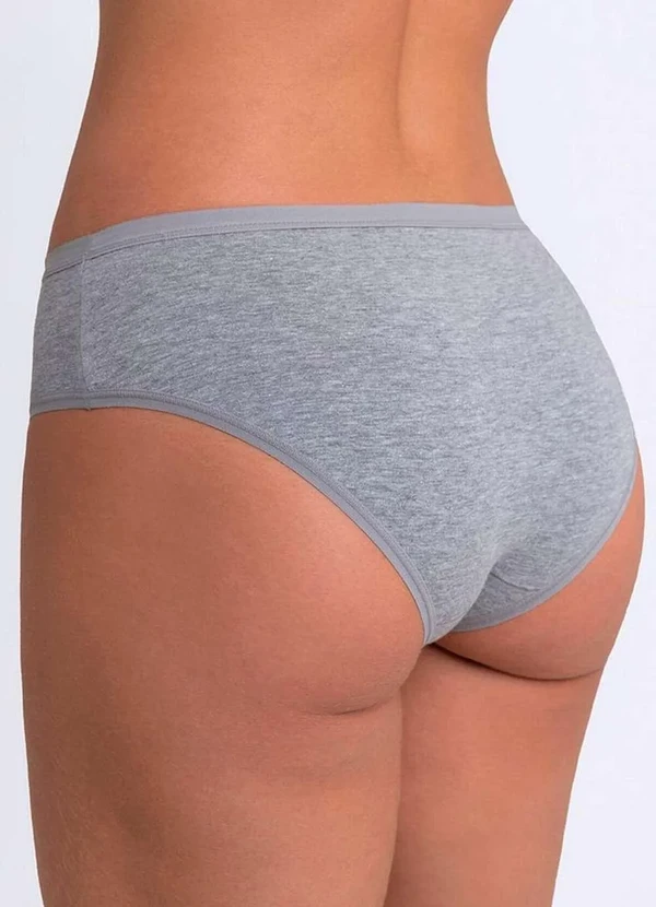 Lupo - Calcinha Biquíni Loba 40352-001 8000-Cinza-Mescla 2
