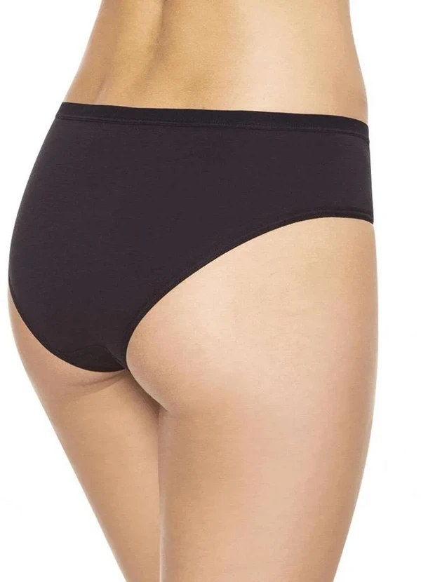 Lupo - Calcinha Biquíni Loba 40352-001 Plus Size 9990-Preto 2