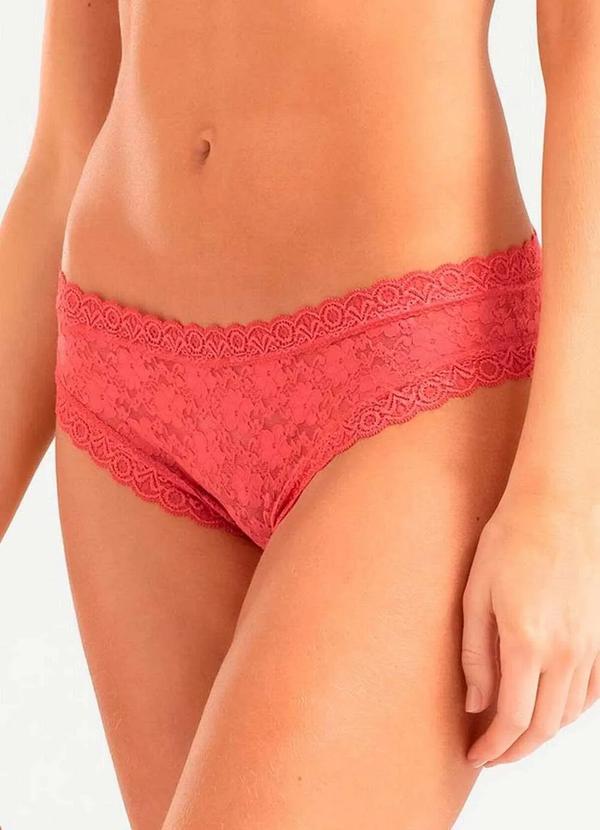 She - Calcinha Biquíni She 421.01 Ro06-Rosa