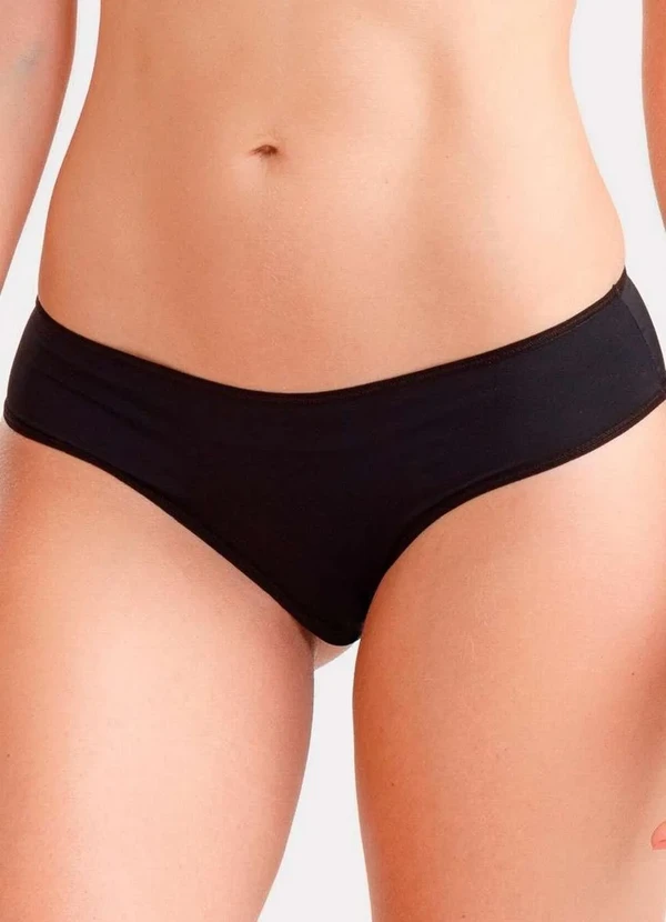 She - Calcinha Biquíni She 431.04 Pt00-Preto