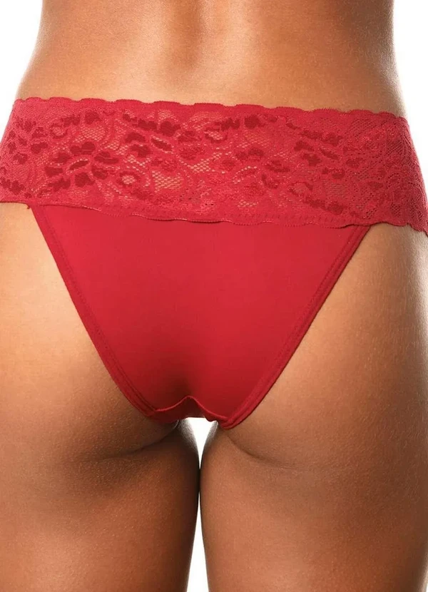 Demillus - Calcinha Biquíni Vertigem Demillus 53188 06-Carmim 2