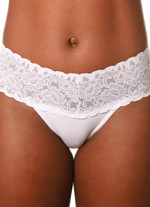 Demillus - Calcinha Biquíni Vertigem Demillus 53188 20-Branco
