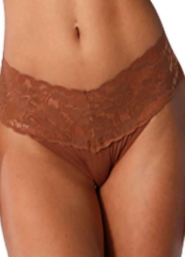 Demillus - Calcinha Biquíni Vertigem Demillus 53188 25-Bronze