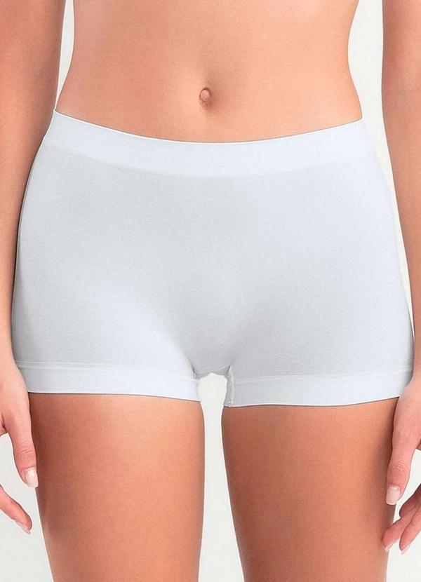 She - Calcinha Boxer She 746.02 Br00-Branco
