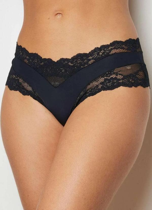 Darling - Calcinha Caleçon Darling 314.91 Pre-Preto