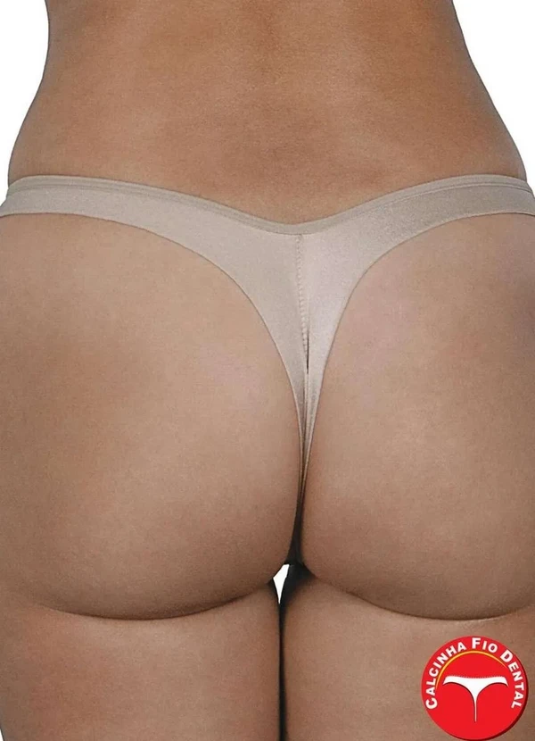 Demillus - Calcinha Fio Dental Demillus 51813 55-Bege-Rosado
