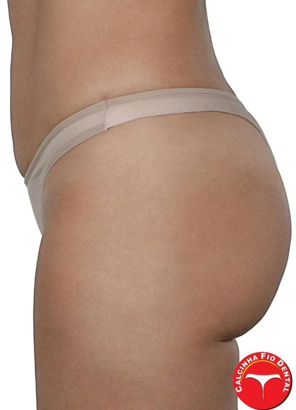 Demillus - Calcinha Fio Dental Demillus 51813 55-Bege-Rosado 2