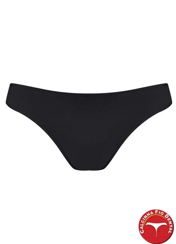 Bonjour - Calcinha Fio Dental Bonjour Ft37840 Pto-Preto 4