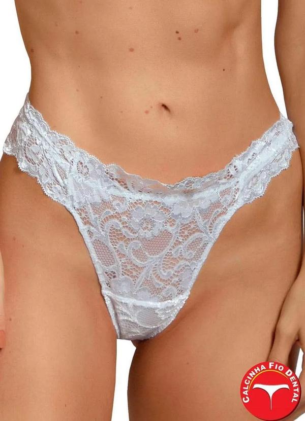 Duloren - Calcinha Fio Dental Duloren 137204 04-Branco 2