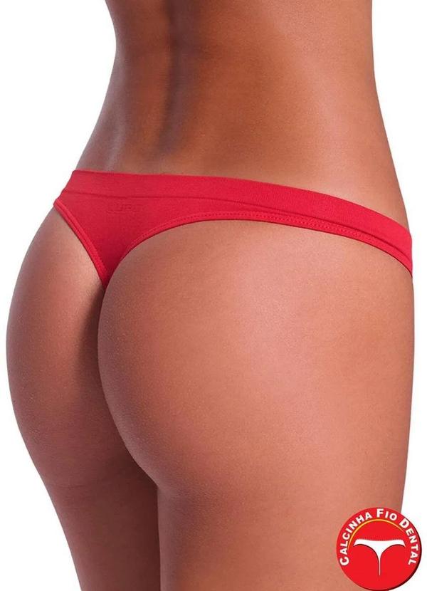 Lupo - Calcinha Fio Dental Loba 40600-001 5650-Vermelho