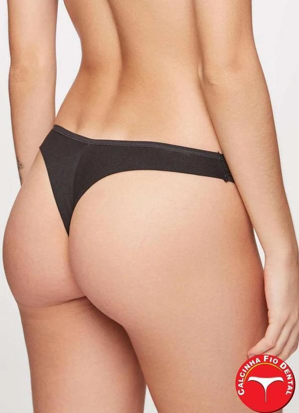 Sloggi - Calcinha Fio Dental Rock Sloogi 27067 217-Preto