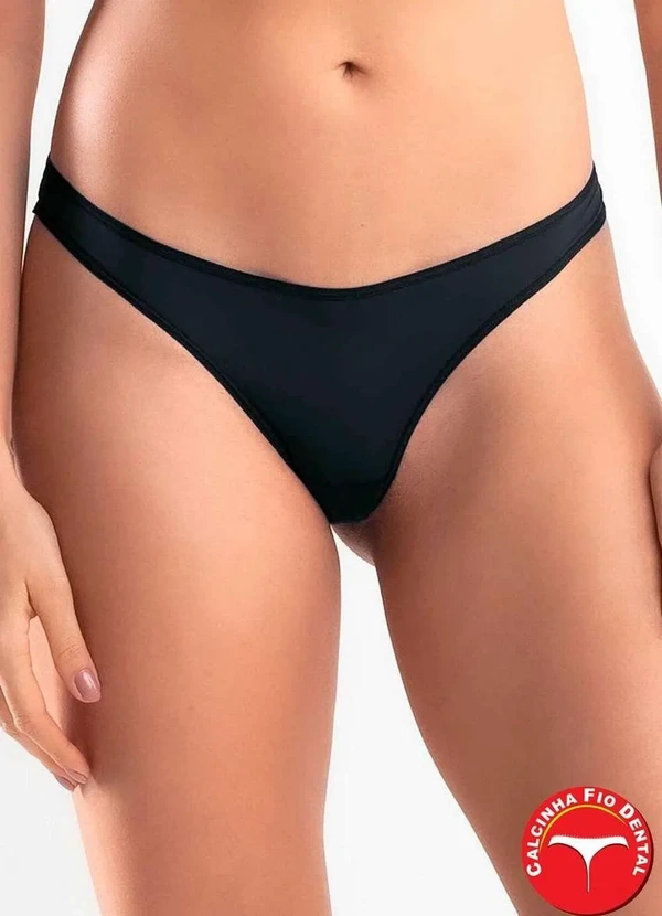 She - Calcinha Fio Dental She 434.02 Pt00-Preto 2