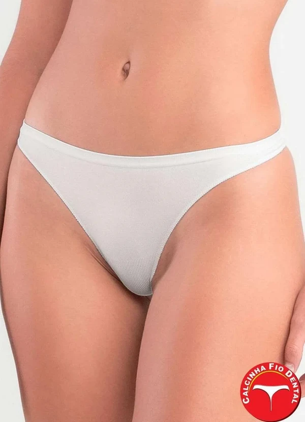 She - Calcinha Fio Dental She 745.01 Br00-Branco 2