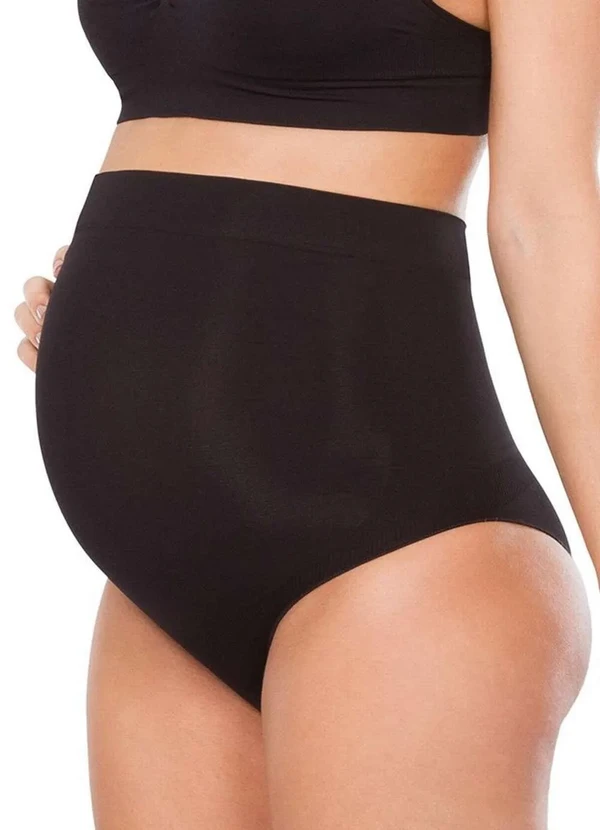 Plié - Calcinha Gestante Plie 50040 35-Preto