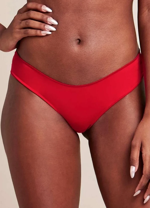 Bonjour - Calcinha Tanga Bonjour Ft38840 Vpp-Vermelho-Pop
