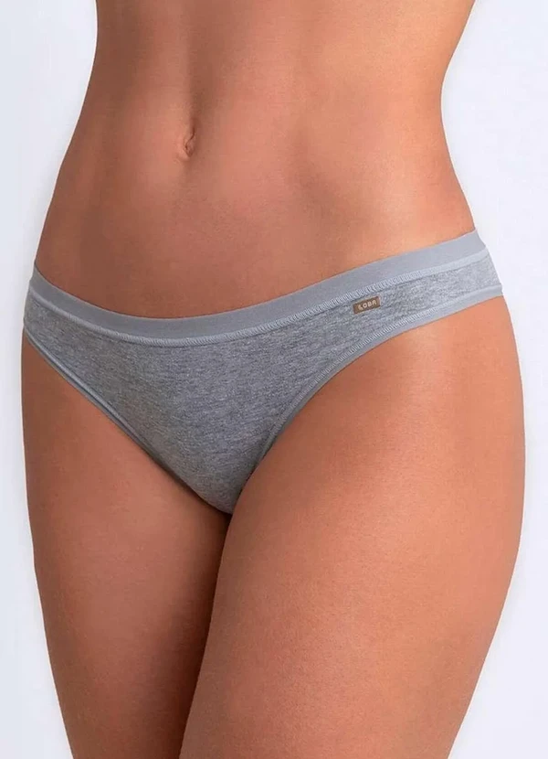 Lupo - Calcinha Tanga Loba 40354-001 8000-Cinza-Mescla