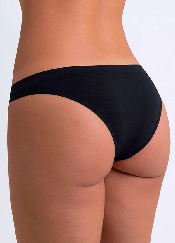 Lupo - Calcinha Tanga Loba 40500-001 9990-Preta 2