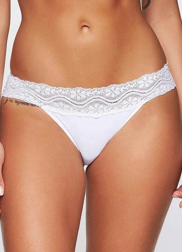 Valisere - Calcinha Tanga Valisere 70564 09-Branco