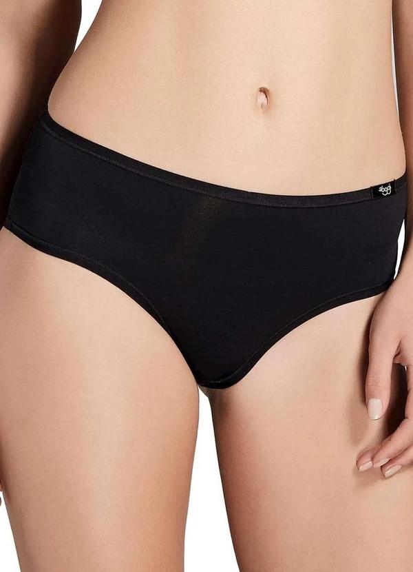 Sloggi - Kit/2 Calcinha Classic Midi 24547 300-Preto/Mink
