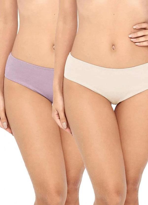 Love Secret - Kit/2 Calcinha Love Secret 819.303 551-Nude/Rosa-Retro