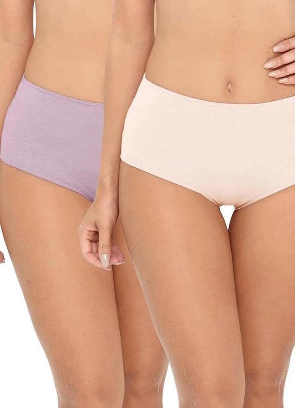 Love Secret - Kit/2 Calcinha Love Secret 819.304 551-Nude/Rosa-Retro