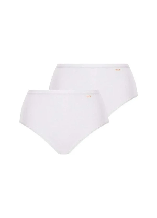 Lupo - Kit com 2 Calcinhas Alta Loba 40351-001 Branco